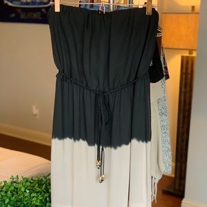 Maxi Dress by Maurices XL Black Beige